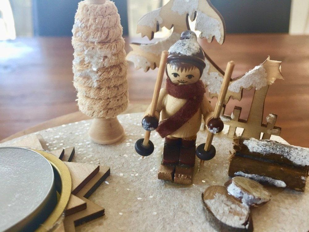 Alle Dekorationen: Handarbeit Teelicht Weihnachten Holz – Gebraucht aus Kirchdorf AG von coco123 2