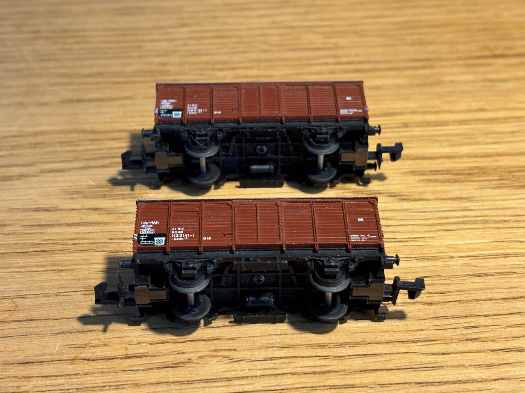 Modellini di ferrovie: S0219: 2 Güterwagen (Spur N) – Usato da Birsfelden venduto da Birs_25 4