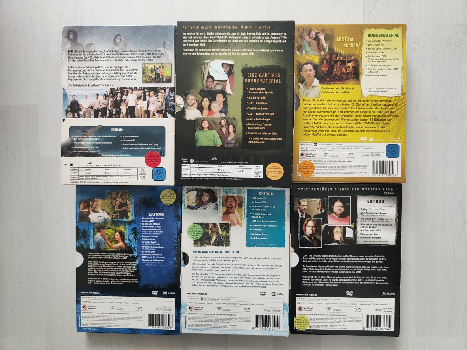 Tutti i DVDs: LOST - Staffel 1 - 6 in Deutscher Sprache – Usato da Nürensdorf venduto da Wini56 1
