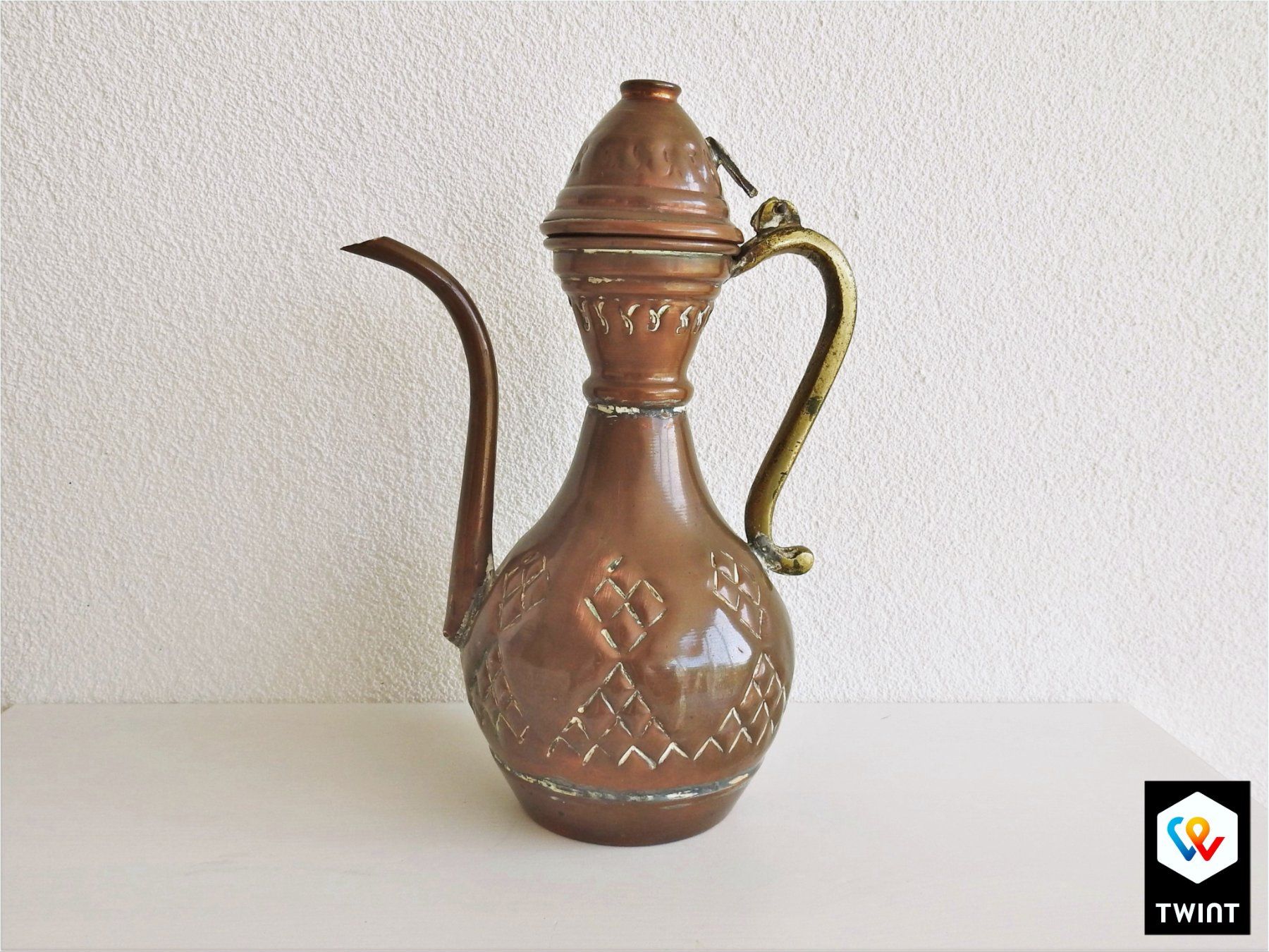 Teiere: alte Teekanne aus Kupfer – Usato da Büttenhardt venduto da LexyMara