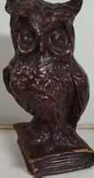 Holz Eule, handgeschnitzt, Top Zustand.(em9)
