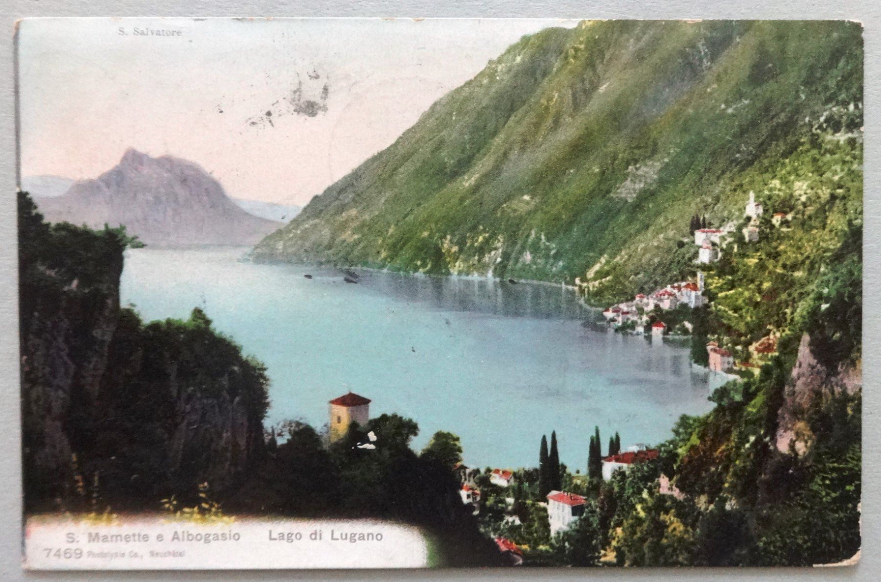 Cartoline postali: S. Mamette e Albogasio - Lago di Lugano – Difettoso da Fétigny venduto da Billy2miny