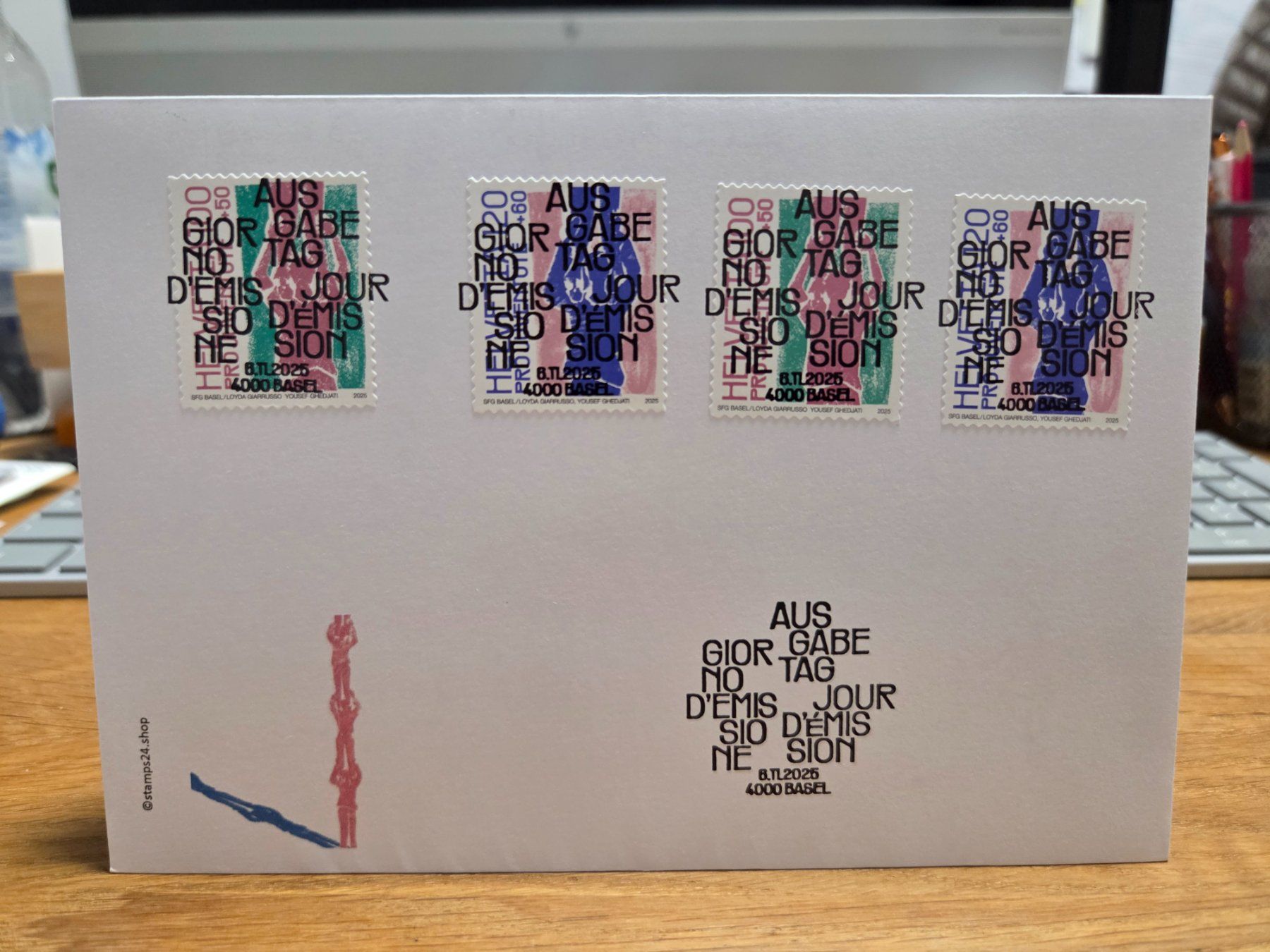 Tutti i francobolli: Combo FDC Viererblock / Markenheft Pro Juventute 2025 – Usato da Rickenbach SO venduto da Bytebull