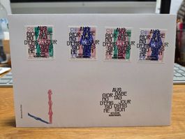 Combo FDC Viererblock / Markenheft Pro Juventute 2025