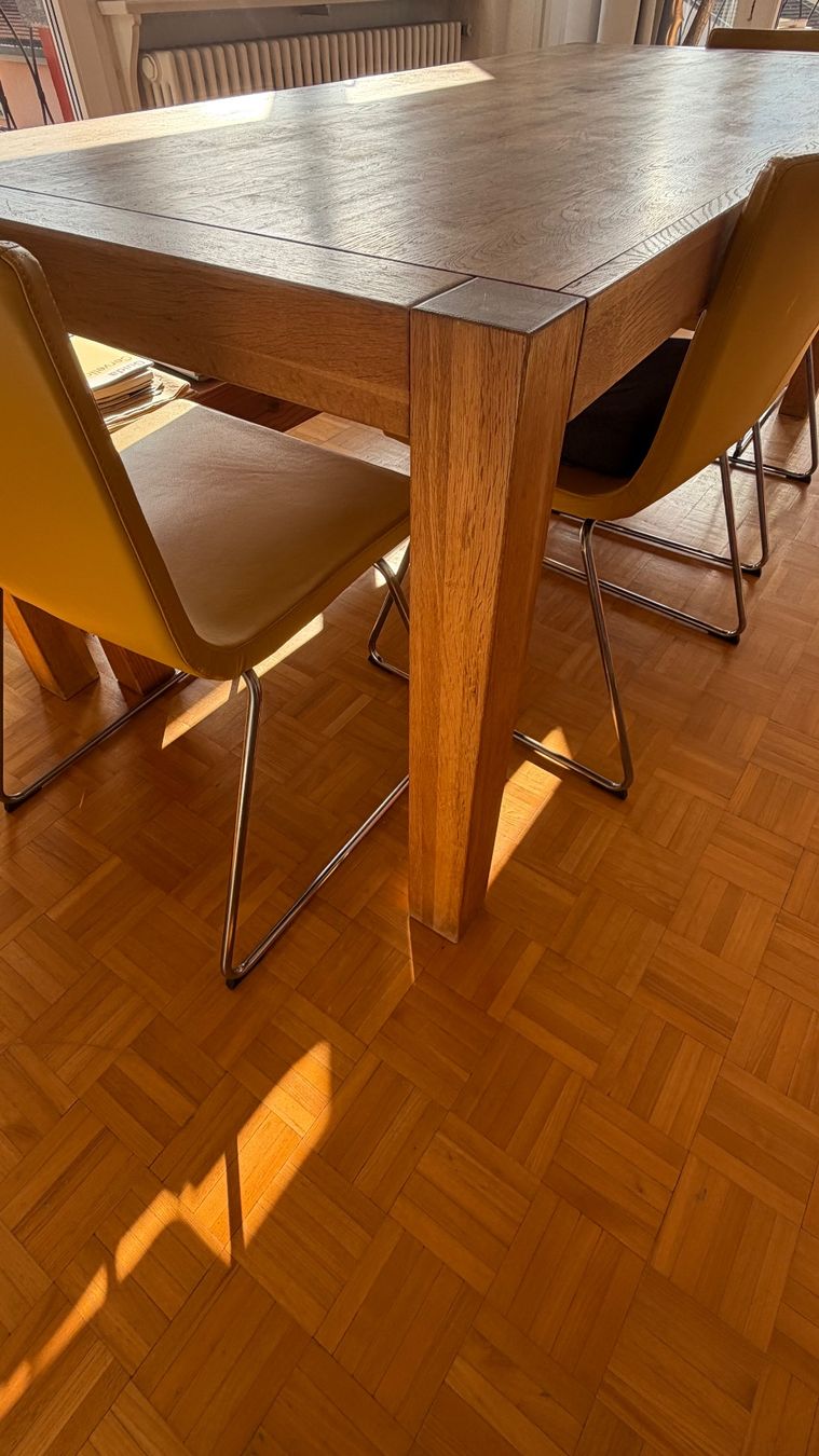Tische: Dining Table in Wood + Bench! – Gebraucht aus Lugano von bad_2t9b 2