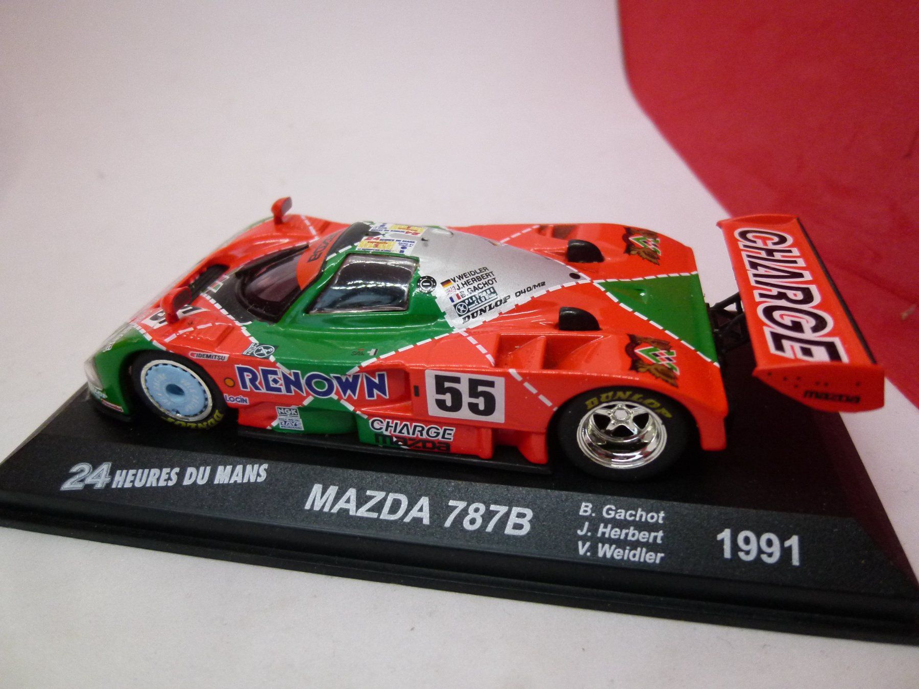 Mazda Modellautos: Mazda 787B - Le Mans 1991 - u.a. J.Herbert – Gebraucht aus Reiden von mondial2