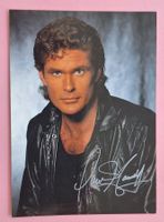 LG/ Autogrammkarte David Hasselhoff Schauspieler Knight Ride