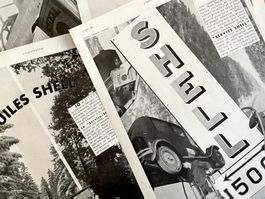 Shell Emailschild - 4 Alte Werbungen / Publicités 1930/31