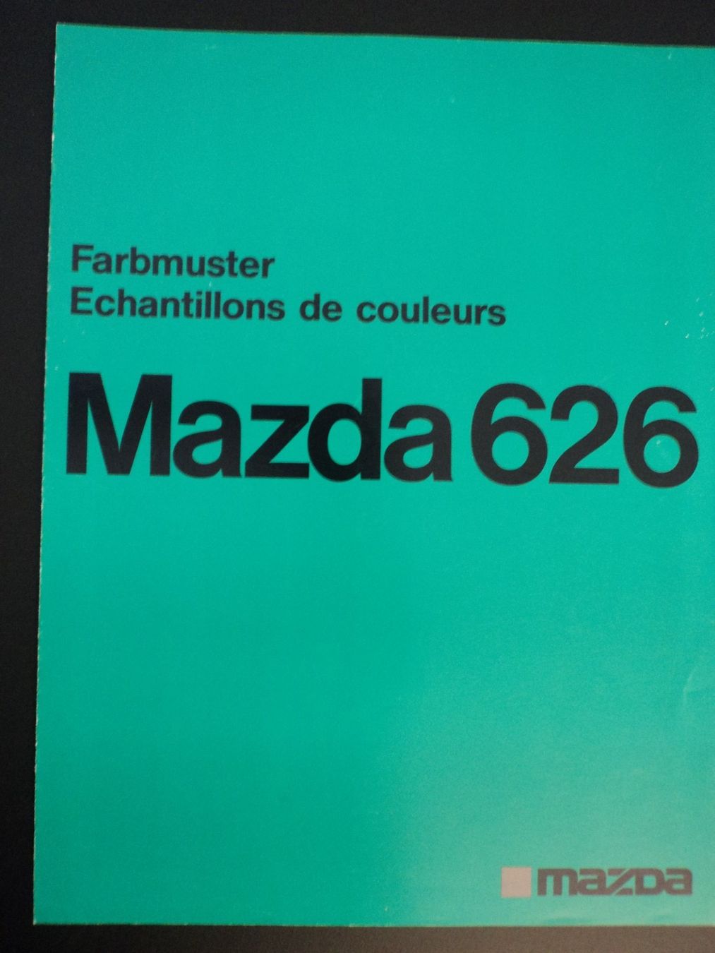 Mazda Documenti: Prospekt Mazda 626 Farben – Usato da Schwarzenburg venduto da modelCARama