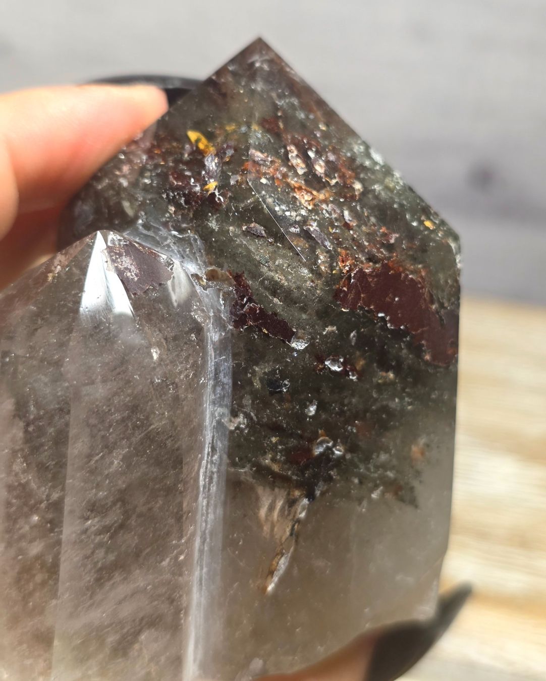 Mineralien & Heilsteine: Lodolith Doppel Spitze 302g – Neu und originalverpackt aus Matzingen von Shay_Crystalz 2