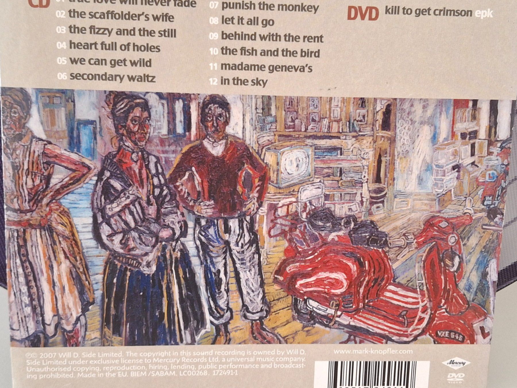 CD: CD + DVD Mark Knopfler - Kill to Get Crimson – Usato da Aarberg venduto da Jackup1 1