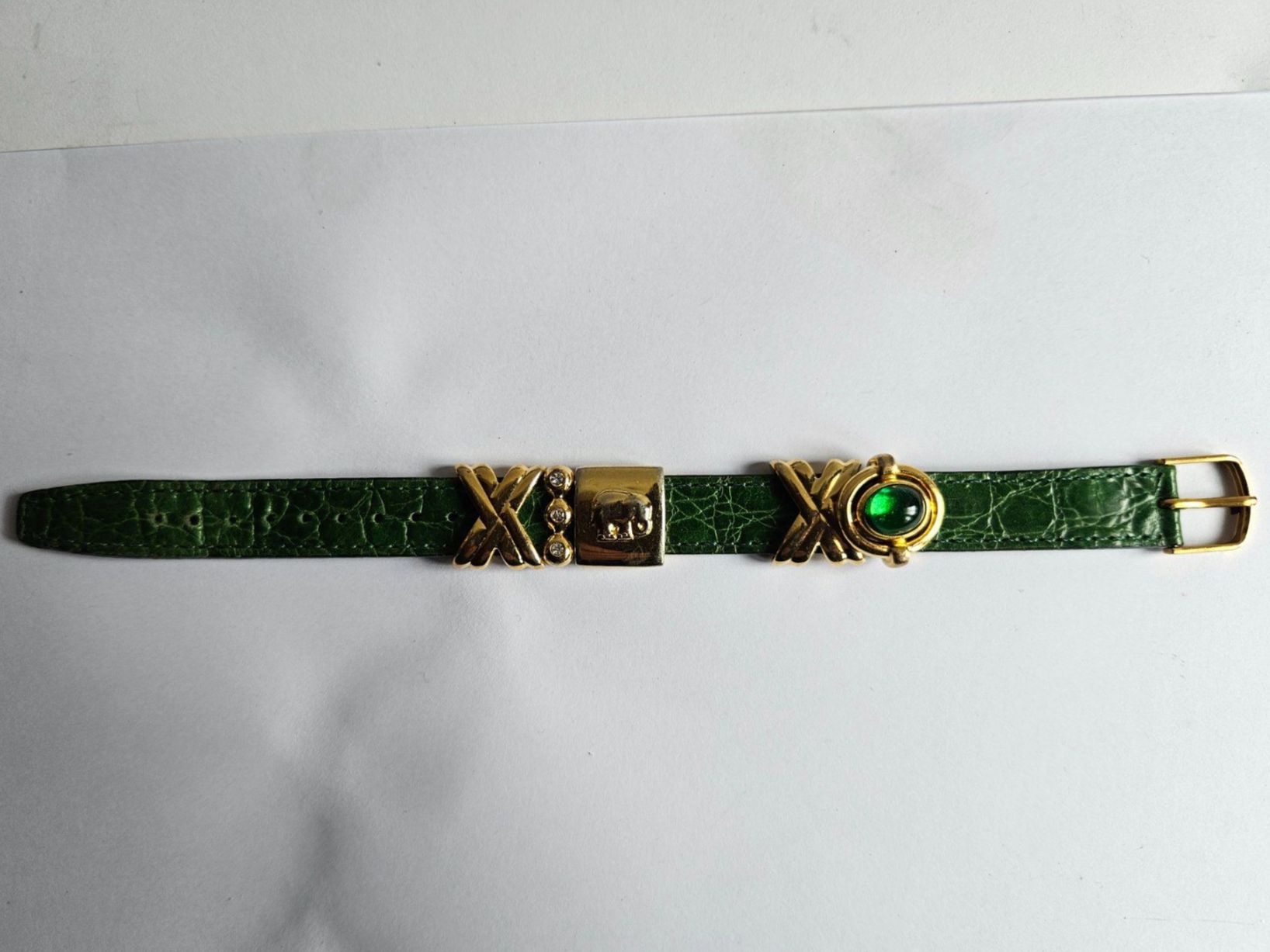 Festina Bracciali & Braccialetti: Bracelet Festina vert croco, – Usato da St-Barthélemy VD venduto da meal83 3
