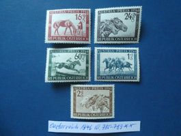 Österreich 1946 Nr. 785-789 postfrisch **