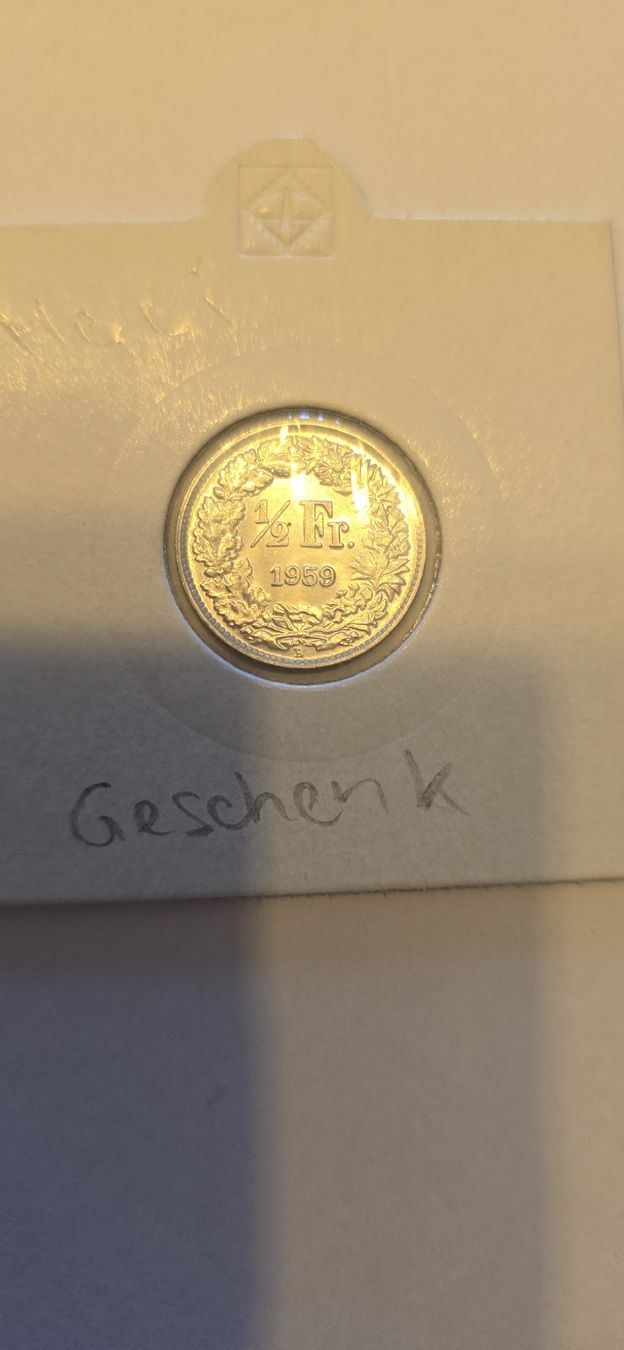 Alle Münzen: piece 50cts 1959 SUP – Neu (gemäss Beschreibung) aus Fribourg von yan_z5fr
