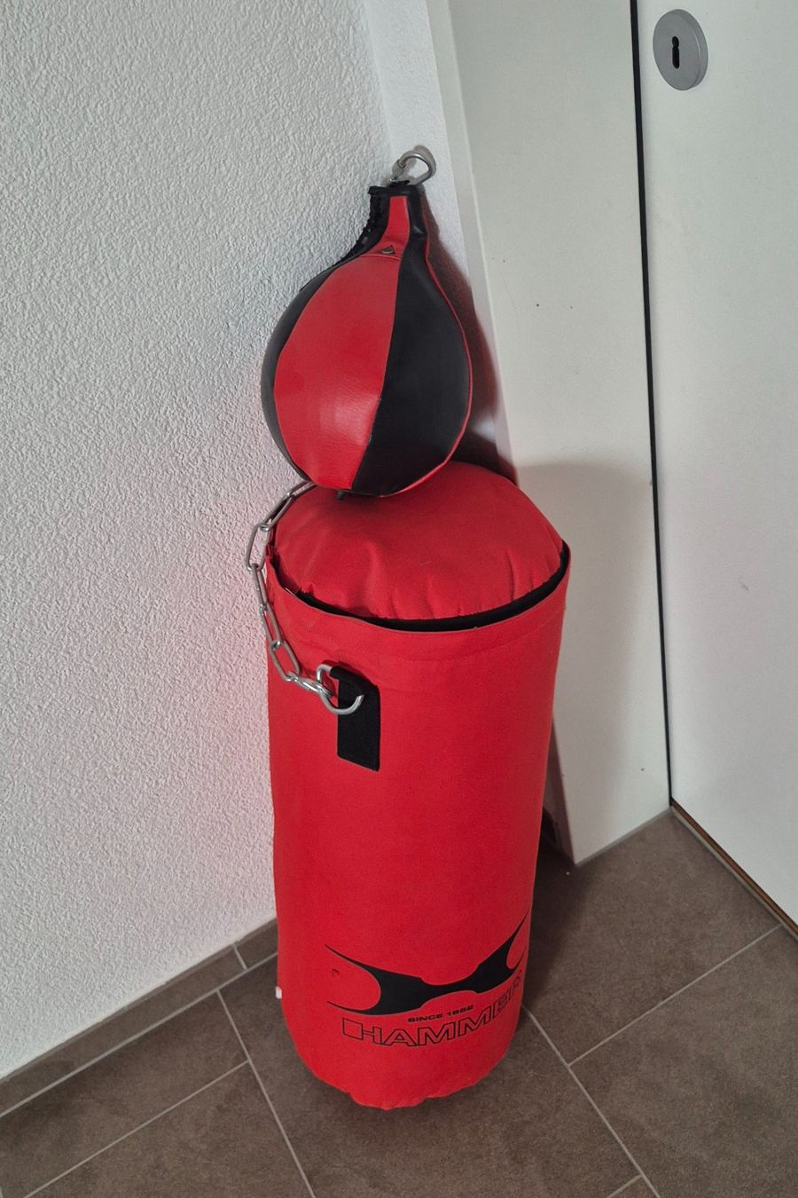 Sacchi da boxe: Boxsack (Hammer)  mit Speedbag – Usato da Grüningen venduto da maenimaa