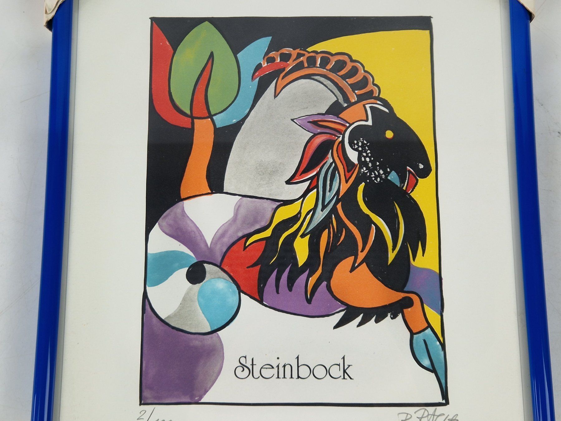 Posters & Illustrations: Kunstdruck "Sternzeichen Steinbock" - gerahmt – D'occasion à Muhen par Restwert_Muhen 1