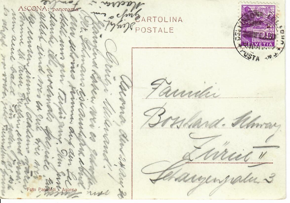 Cartoline postali: Ascona  1930 – Usato da Hochdorf venduto da Ziegel-16 1