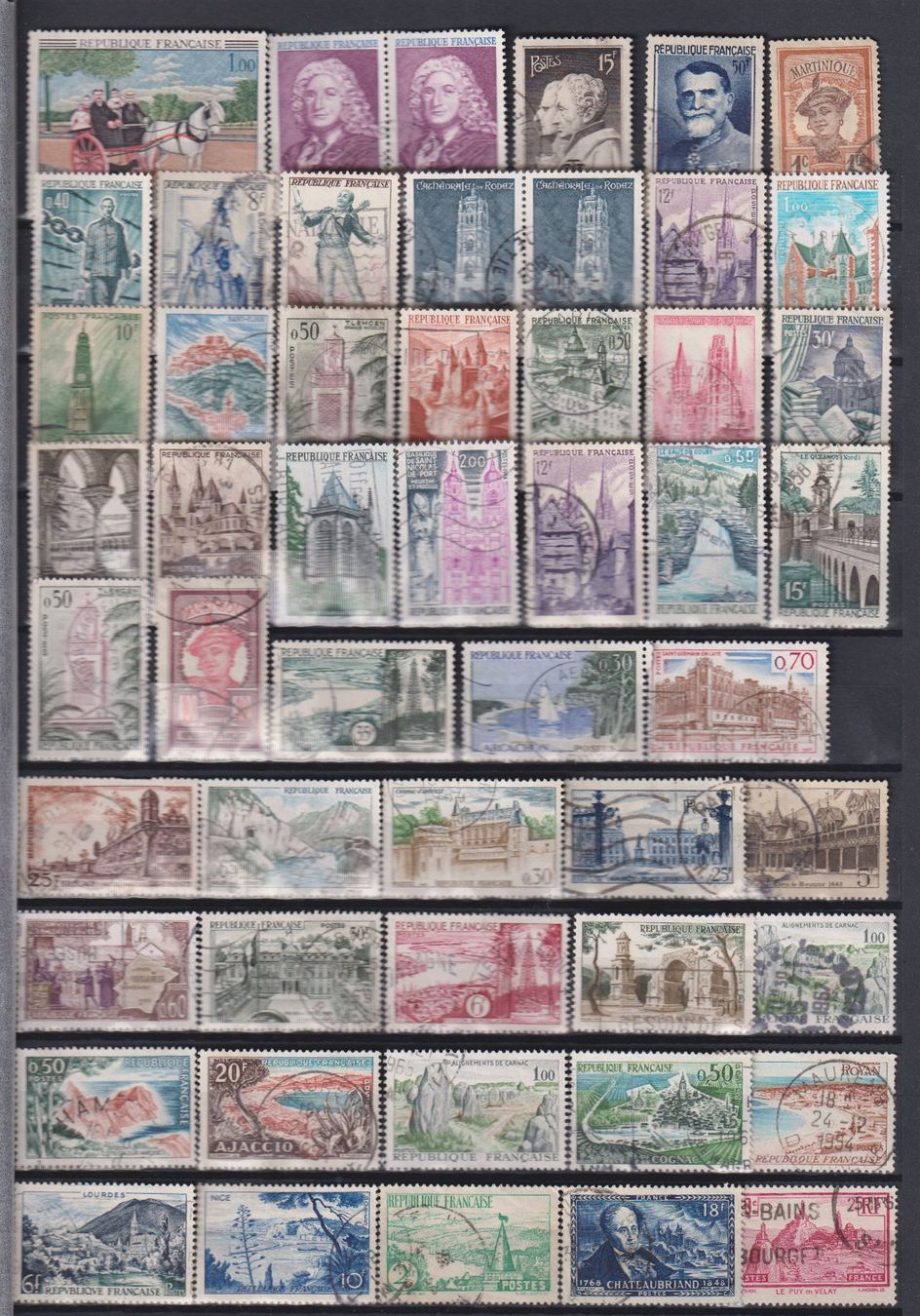 Tutti i francobolli: Lot, Sammlung Frankreich. Gest. Teils Kolonien. – Usato da Koblenz venduto da Boerse6