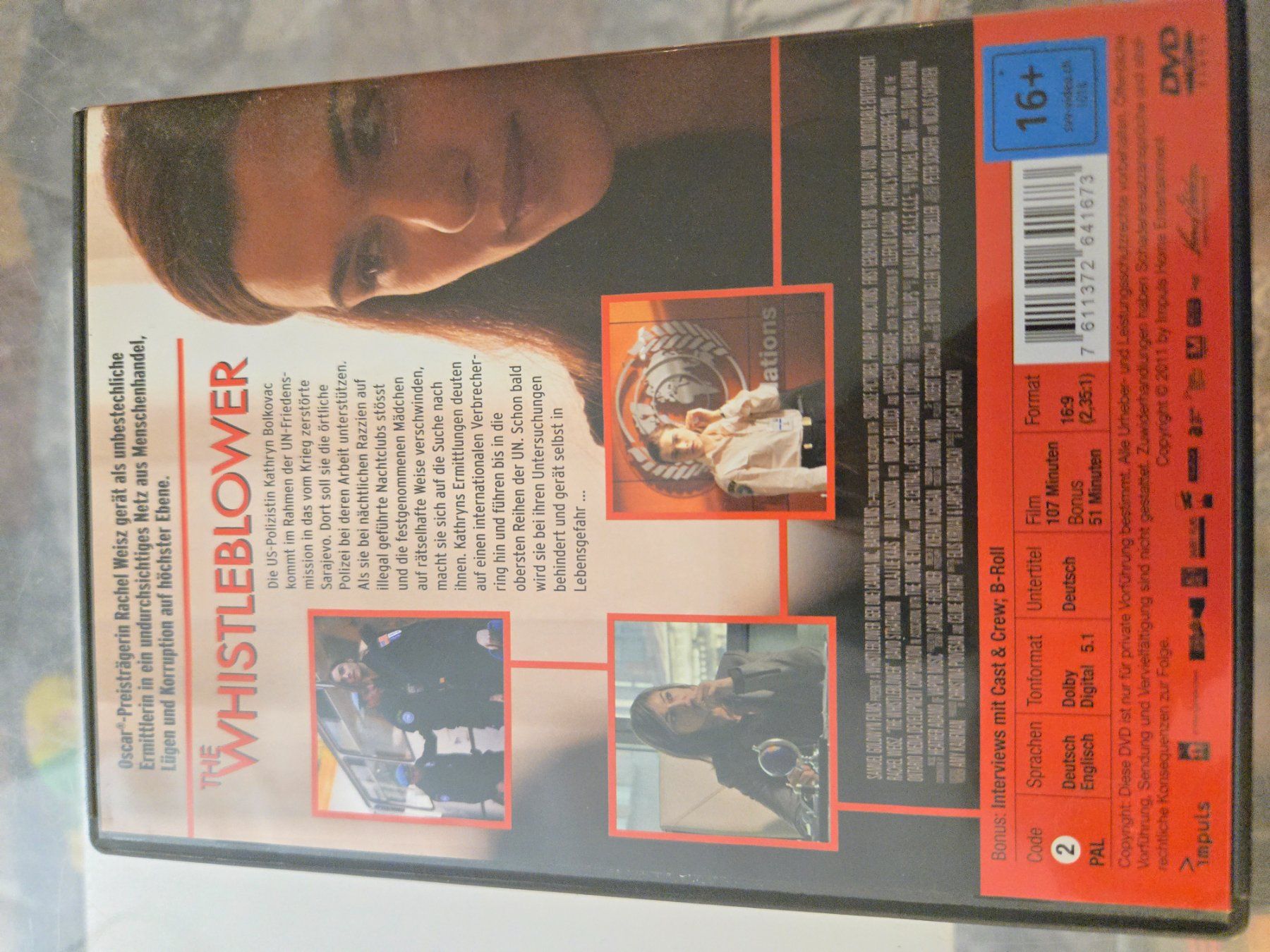 Tutti i DVDs: The Whistleblower DVD – Usato da Bussigny venduto da Kfdlt 1