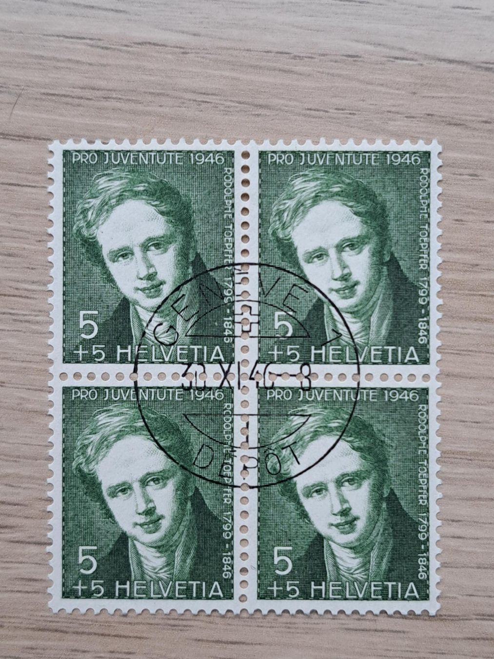 Tutti i francobolli: VB PJ 1946 ET – Usato da Strengelbach venduto da zruktsnre45