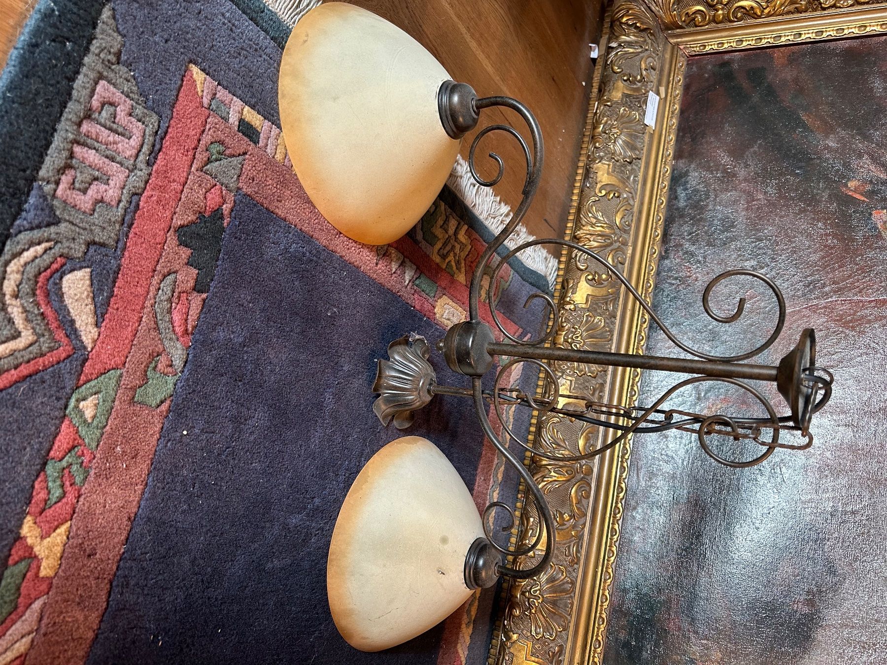 Lustres & lampes de plafonds: Äntikes Deckenlampe – D'occasion à Rudolfstetten par Laramalna