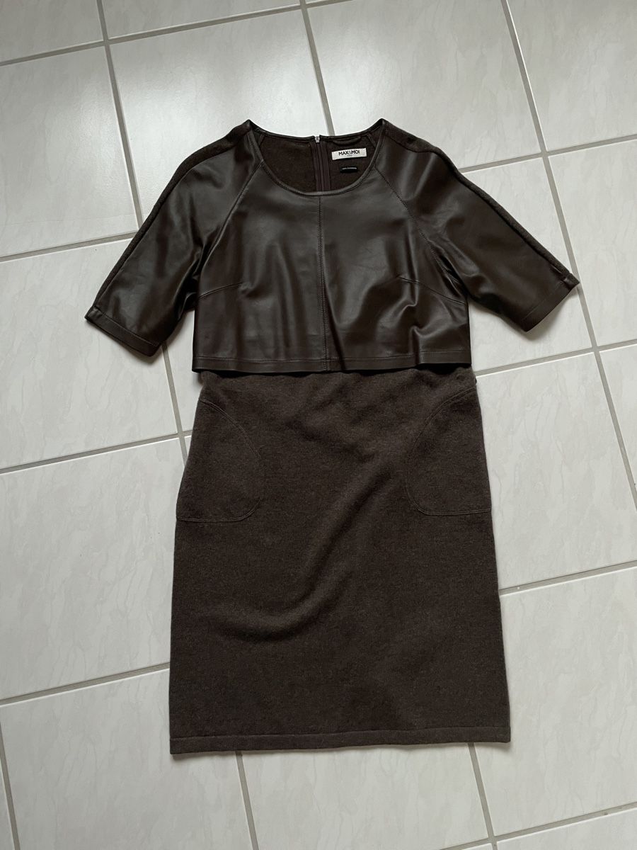 Max & Moi Vestiti: Cashmere Kleid mit Leder Grösse M neu – Nuovo e nell'imballaggio originale da Buch am Irchel venduto da TT65 2
