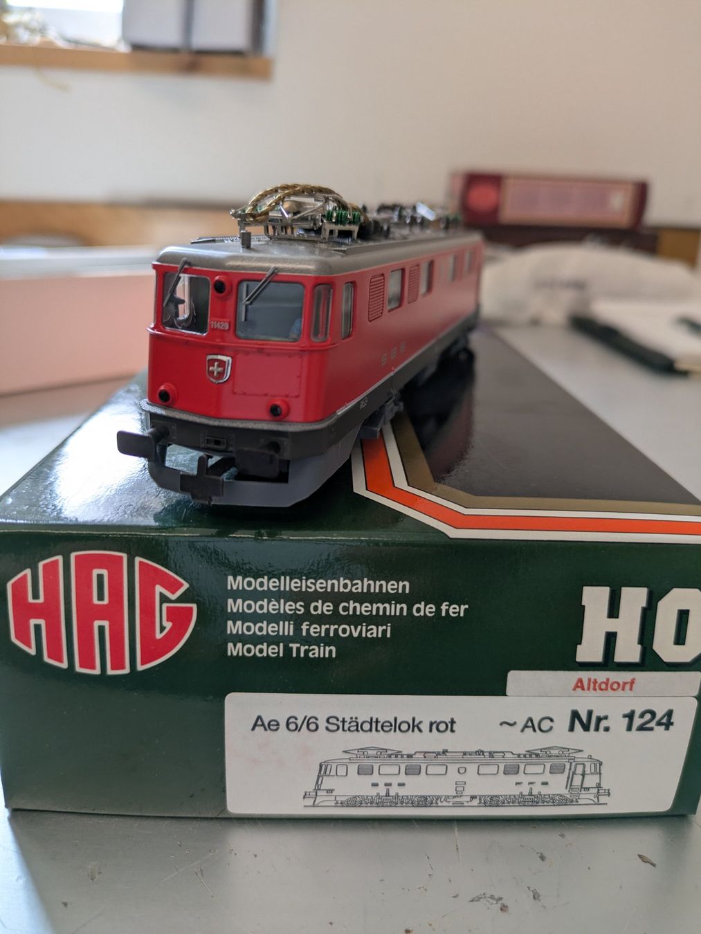 Hag Modelleisenbahnen: HAG 124 E-Lok Ae 6/6 Altdorf SBB – Neu (gemäss Beschreibung) aus Lohn SH von Gitane0 2