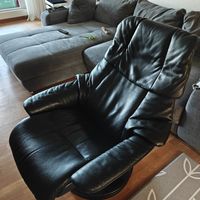 Stressless Reno (M) Ledersessel schwarz – top Zustand!