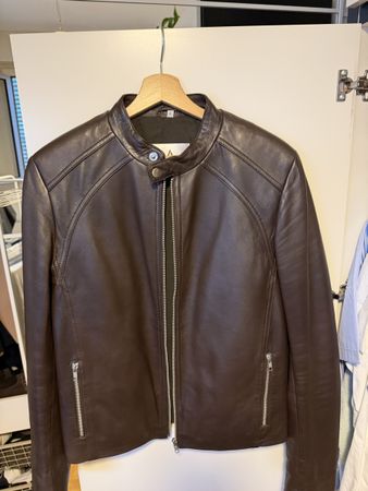 Serge Pariente LENI - Veste en cuir - brown