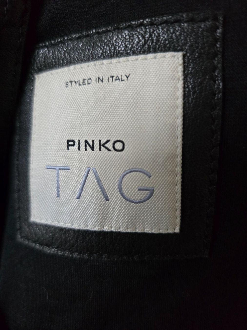 Pinko Giacche: Pinko Leder/Stoff Bikerjacke Gr. 34 – Usato da Bottmingen venduto da sandy_2 5