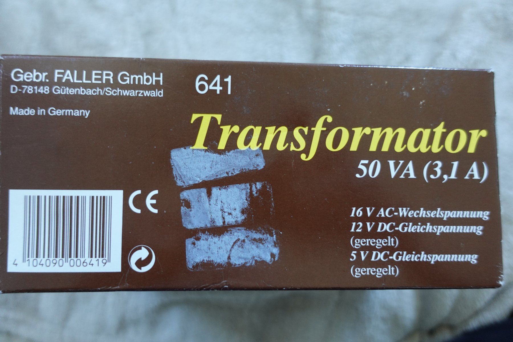 Akkus, Ladegeräte & Netzgeräte: 1 Transformator von Faller – Gebraucht aus rorschach von Babsi64 2