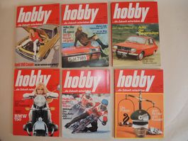 Lot 6 Stk. hobby Zeitschrift 1969 Technik Revue Magazin