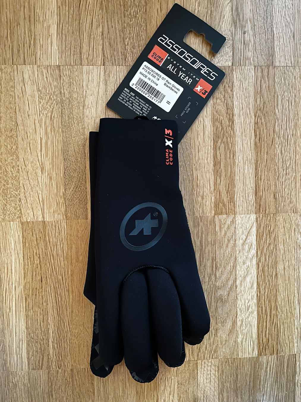 Assos Guanti & manicotti: Assos GT Rain Gloves – Nuovo e nell'imballaggio originale da Emmenbrücke venduto da Rol.T 1