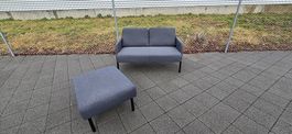 Canapé de terrasse 2 places + méridienne Ikea 