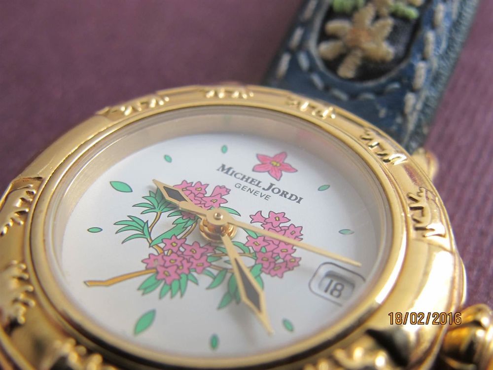 Montres tendance: Kleine Michel Jordi, Blumen  Zifferblatt – D'occasion à Oberdorf BL par  2