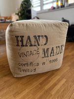 Vintage Hocker Stoff