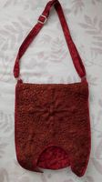 Handgefertigte Tasche bordo
