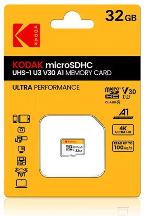 Cartes mémoire: KODAK MicroSD 32GB (NEU) – Neuf avec emballage d'origine à Vufflens-la-Ville par Diddix 1