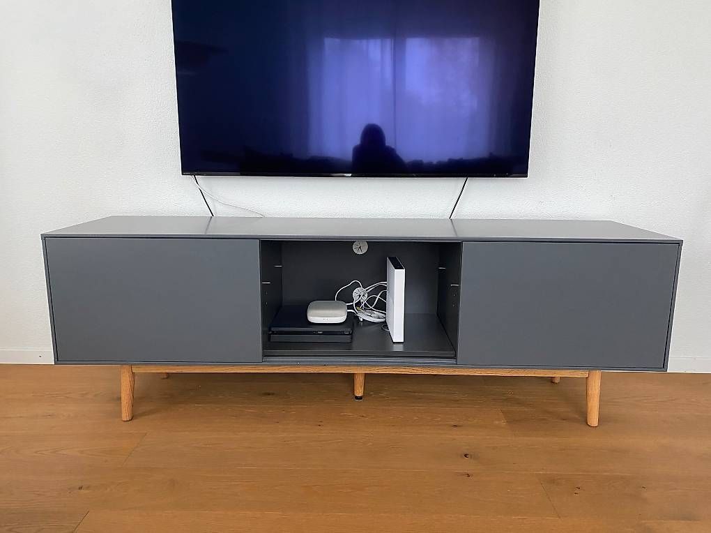 Mobili TV: TV- Möbel dunkelgrau – Usato da Erlinsbach venduto da nic_bpx8