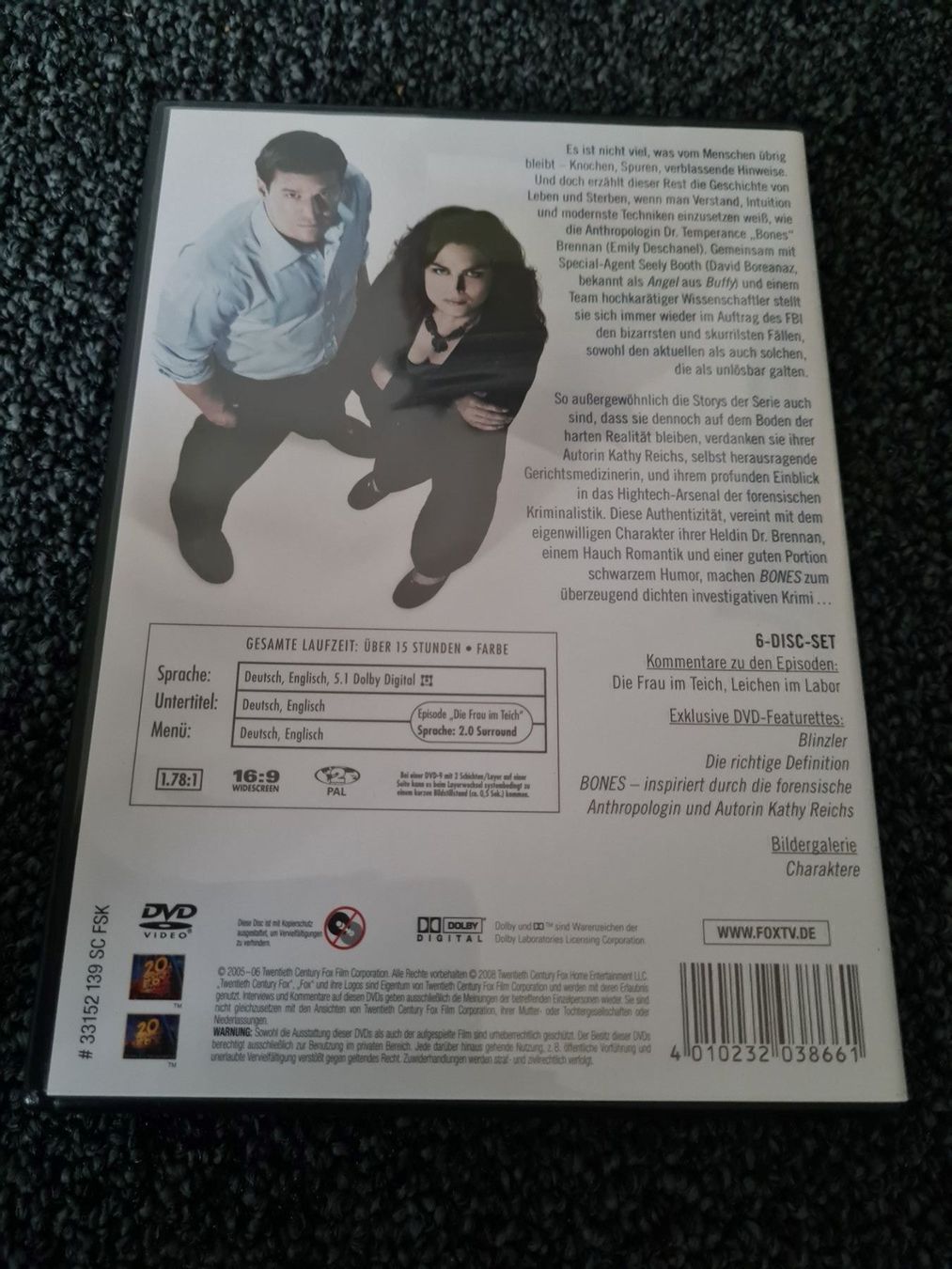 Alle DVDs: BONES STAFFEL 1 – Gebraucht aus Ruswil von jan_bxl5 1