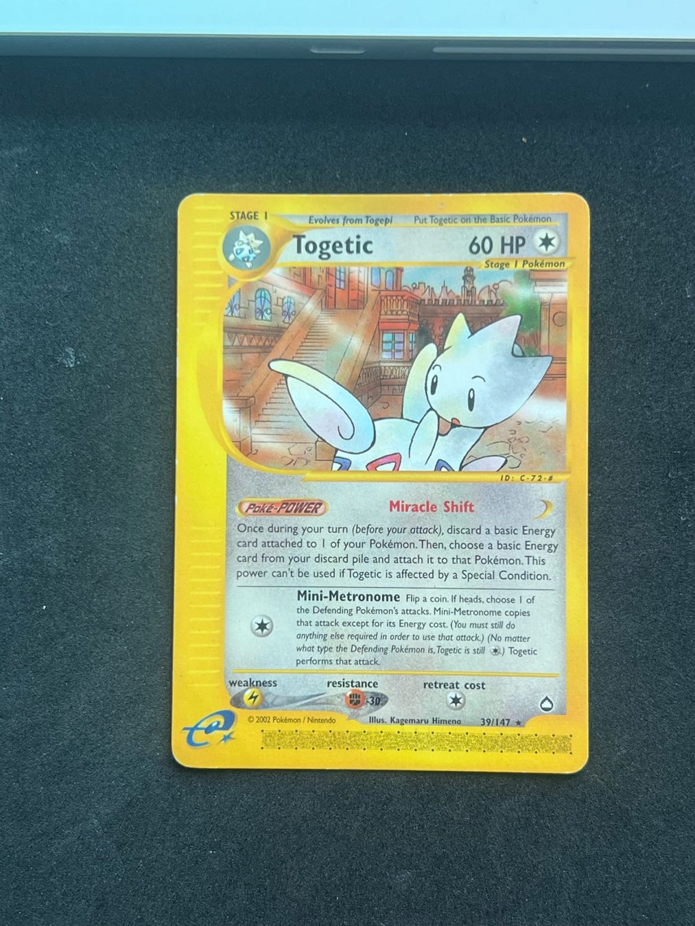 Pokémon Sammelbilder & Trading cards: Togetic aquapolis | #39 🇬🇧💧 – Gebraucht aus Schlieren von Barelysimple