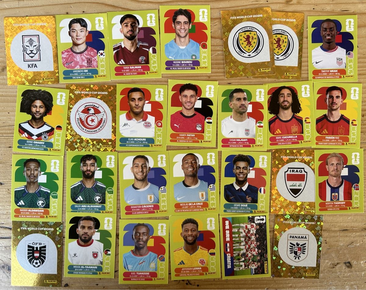 Panini Carte collezionabili: Panini FWC2026 > 26 cartes/ Karten  – Nuovo (secondo la descrizione) da Corgémont venduto da Oli_89
