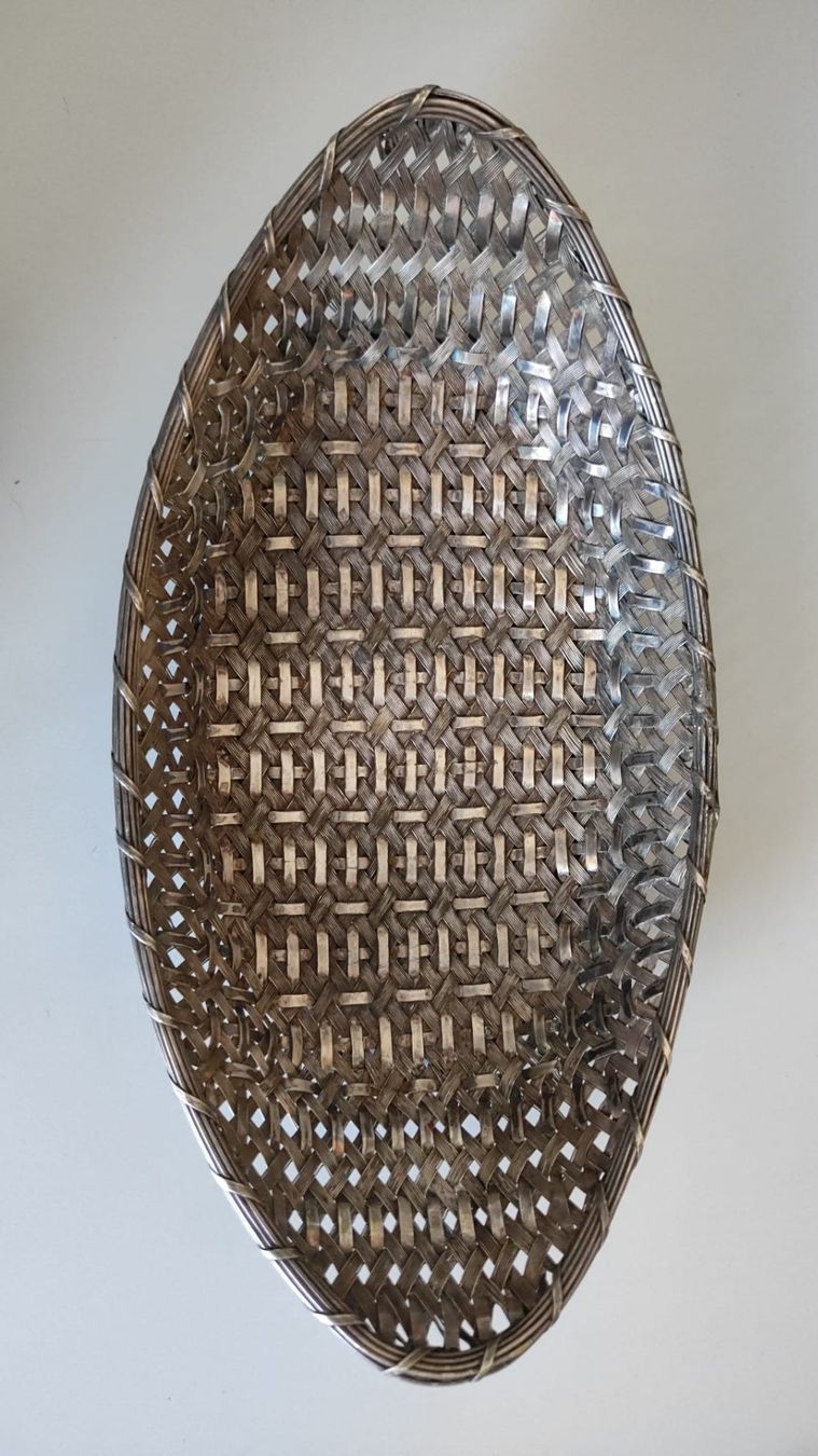 Christofle Sonstige Antiquitäten & Kunst: *** Christofle Paris Brotkorb / Obstkorb, versilbert *** – Gebraucht aus Freienwil von Ckuich