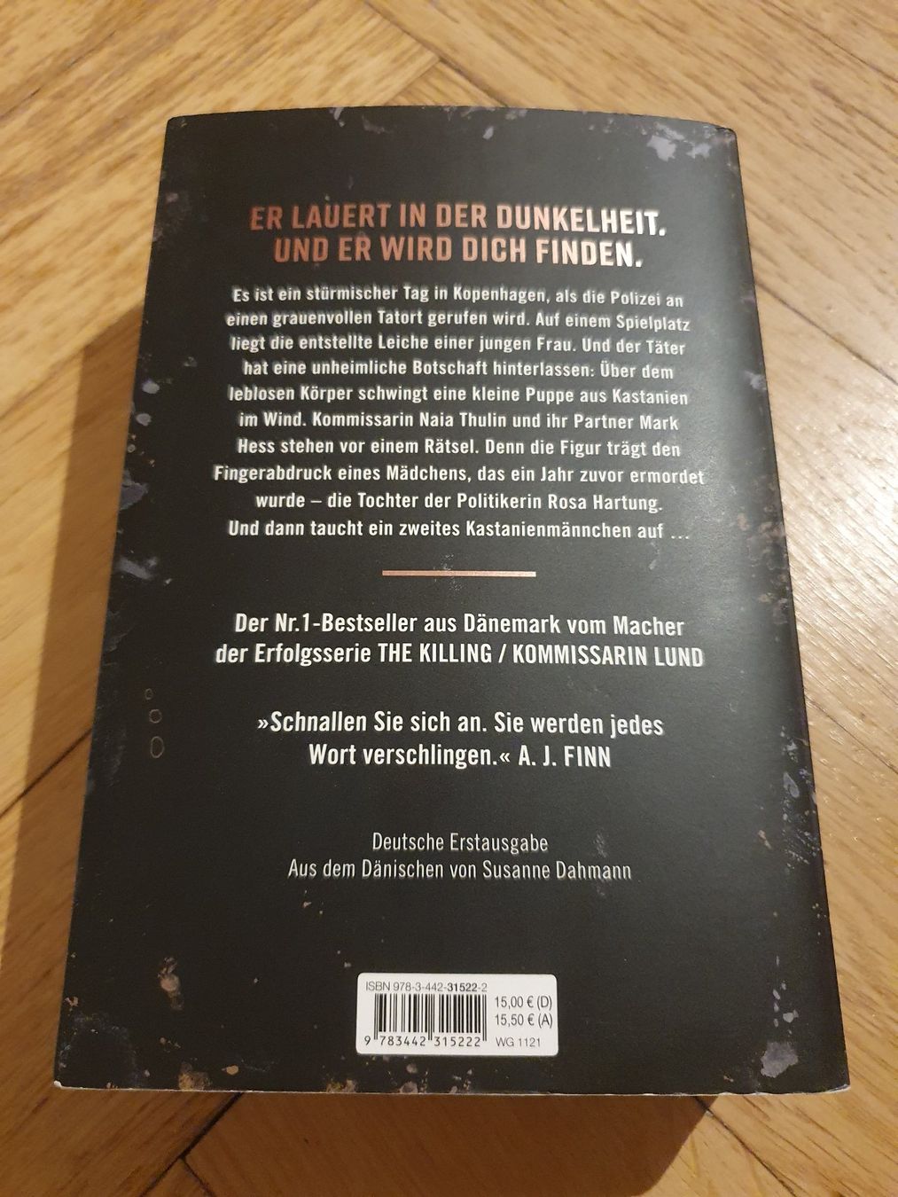 Libri: Buch "Der Kastanienmann" – Usato da Bern venduto da soledurner 1
