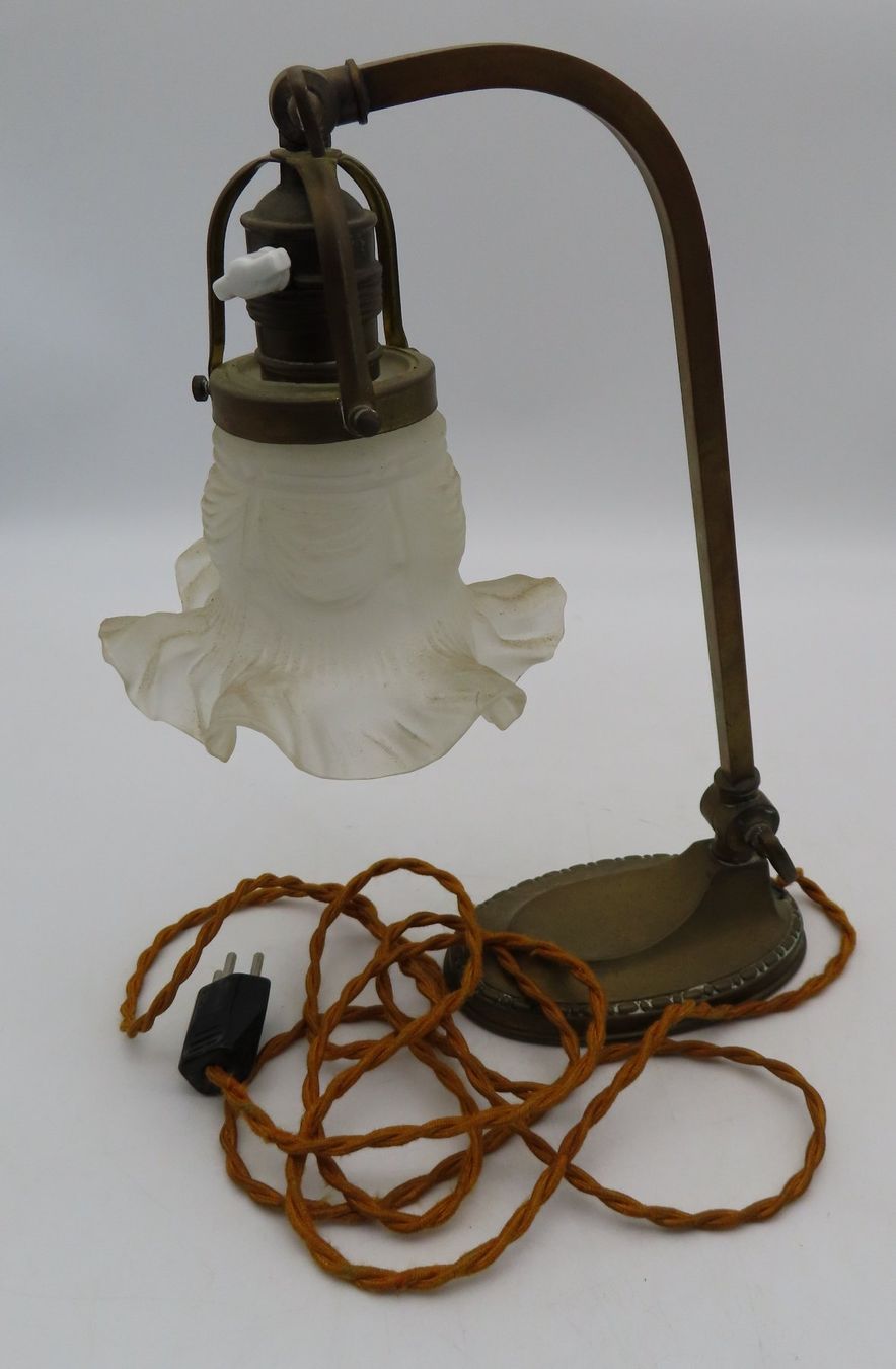 Lampen: Antike Jugendstil-Tischlampe – Gebraucht aus Reinach BL von WBZ-Flohmarkt