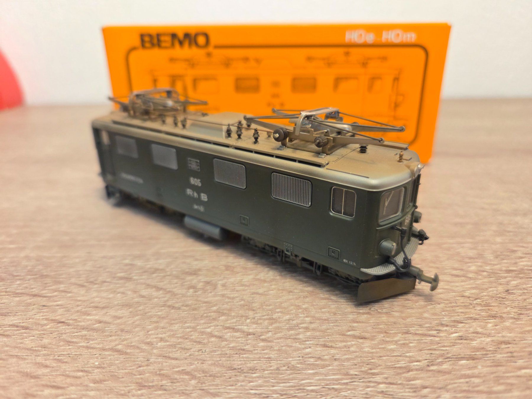 Bemo Modelleisenbahnen: Bemo 1250/5 E-Lok Silvretta RhB H0m – Gebraucht aus St-Aubin-Sauges von Lo_Go 3
