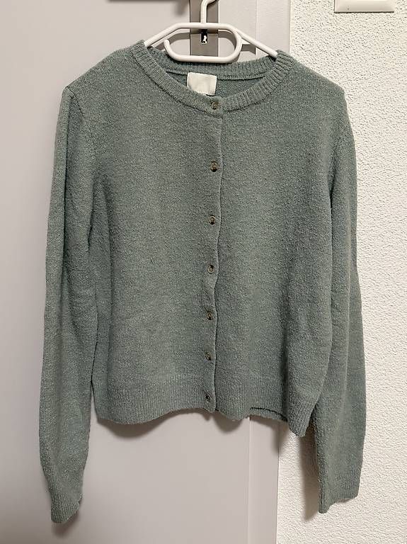 Jacken: Strickjacke Mintgrün – Gebraucht aus Bleienbach von Chi_Cari