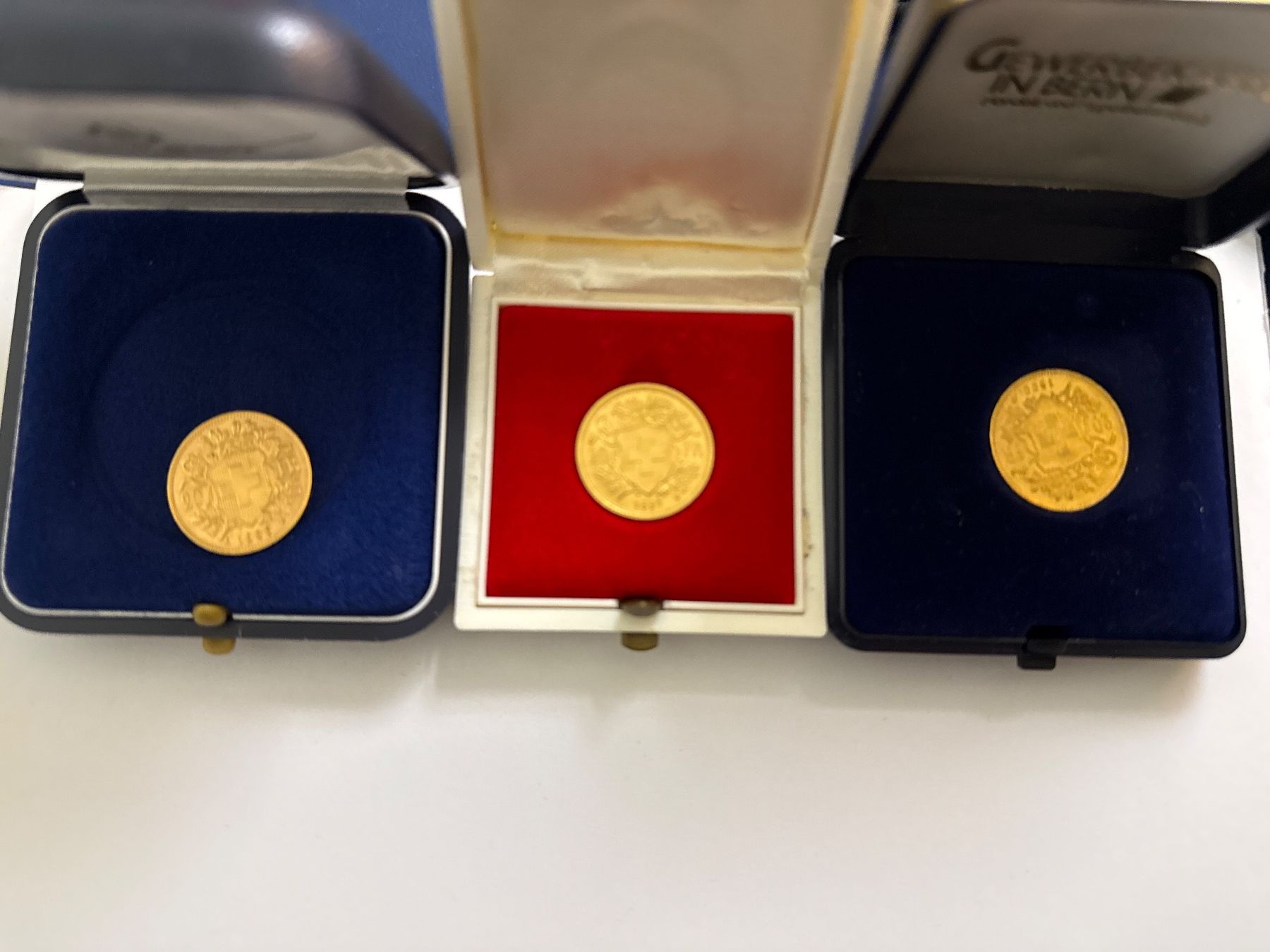Tutti le monete: 3 x Vreneli 1897/1900/1935 – Usato da Derendingen venduto da iven70