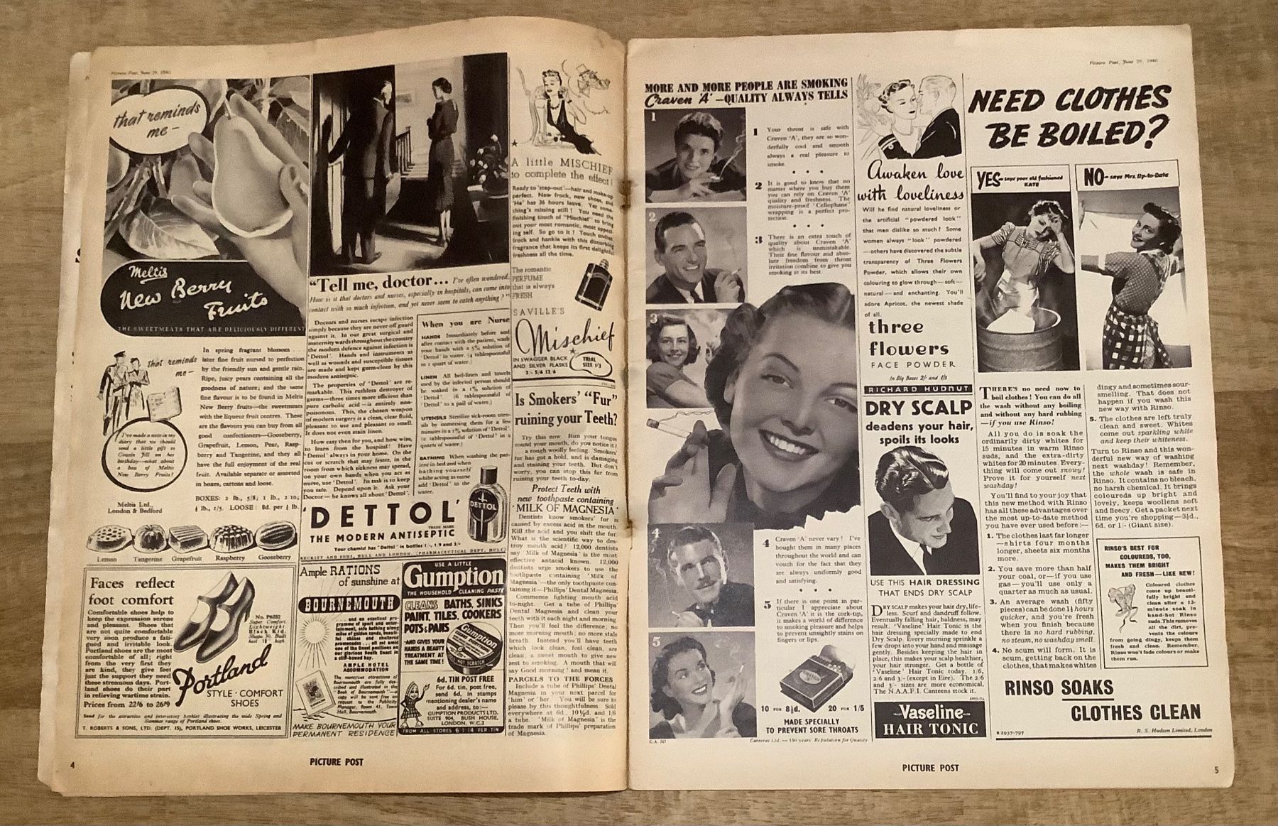 Riviste & Magazine: 1940 WW2 - PICTURE POST - England - Werbung - Englisch – Usato da Root venduto da ENGLAND-TREASURES 2