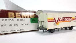 †† e67 Bemo RhB Gbk-v Valtentin Pontresina Güterwagen